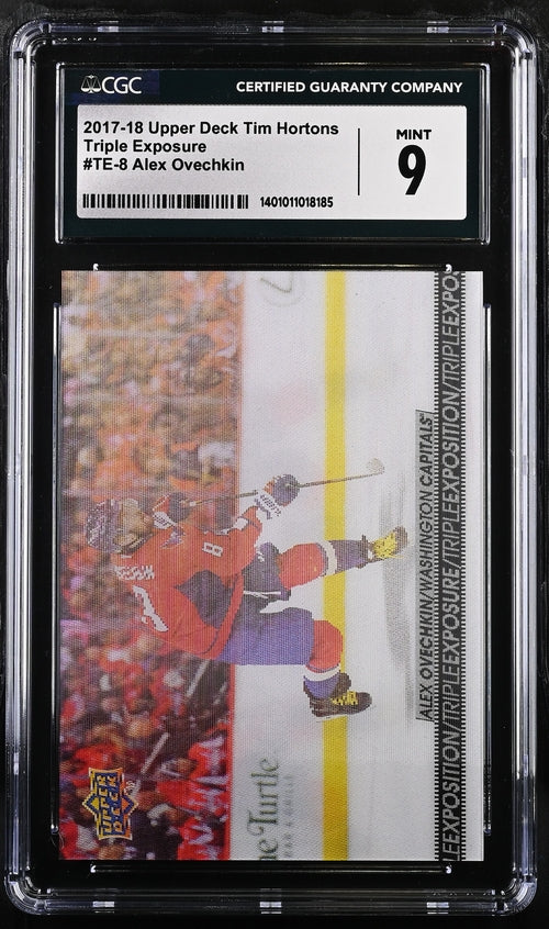 2017-18 Upper Deck Tim Hortons Triple Exposure #TE-8 Alex Ovechkin CGC 9