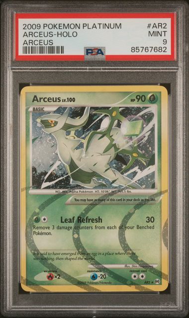 2009 Pokemon Platinum #AR2 Arceus Holo PSA 9