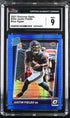 2021 Donruss Optic Blue Hyper #204 Justin Fields CGC 9 (Rookie)