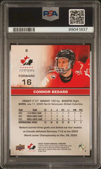 2023-24 Upper Deck Team Canada Juniors Red Foil #8 Connor Bedard PSA 9 | Eastridge Sports Cards