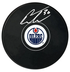 Calvin Pickard Autographed Edmonton Oilers Puck (COJO Sports)
