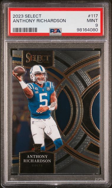 2023 Panini Select #117 Anthony Richardson PSA 9 (Rookie)