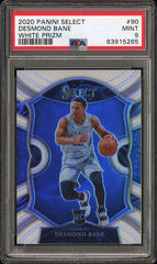 2020-21 Panini Select White Prizm #90 Desmond Bane #057/149 PSA 9 (Rookie) | Eastridge Sports Cards