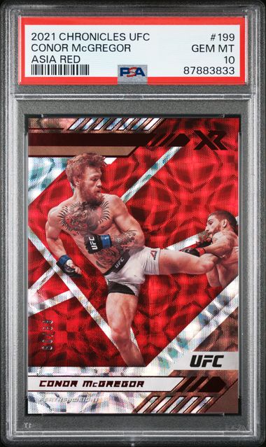 2021 Chonicles UFC Asia Red #199 Conor McGregor #80/88 PSA 10