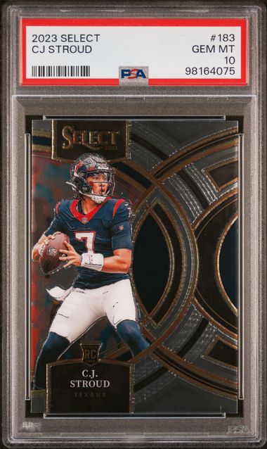 2023 Panini Select #183 CJ Stroud PSA 10 (Rookie)