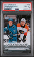 2024-25 Upper Deck Clear Cut #500 Macklin Celebrini/Matvei Michkov PSA 10 (Rookie)