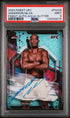 2024 Topps Finest UFC Aqua Glitter Auto #FAASI Anderson Silva PSA 9