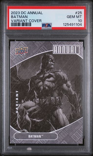 2023-24 DC Annual Variant Cover #25 Batman PSA 10