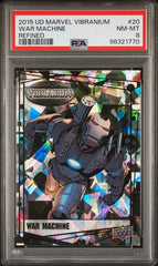 2015 Upper Deck Marvel Vibranium Refined #20 War Machine #16/99 PSA 8 | Eastridge Sports Cards