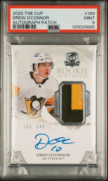2020-21 Upper Deck The Cup #169 Drew O'Connor #232/249 PSA 9 (Rookie)