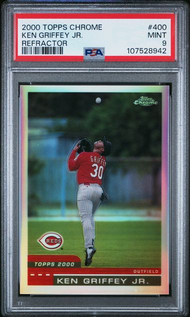 2000 Topps Chrome Refractors #400 Ken Griffey Jr. PSA 9 | Eastridge Sports Cards