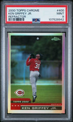 2000 Topps Chrome Refractors #400 Ken Griffey Jr. PSA 9 | Eastridge Sports Cards