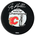 Joe Mullen Autographed Calgary Flames 1989 Stanley Cup Champions Puck (COJO Sports)