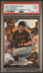 2023 Bowman's Best Top Prospects Refractor #TP22 Paul Skenes PSA 9 | Eastridge Sports Cards