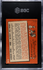 1959-60 Topps #63 Gordie Howe SGC 6 | Eastridge Sports Cards