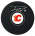 Dustin Wolf Autographed Calgary Flames Puck (COJO Sports)