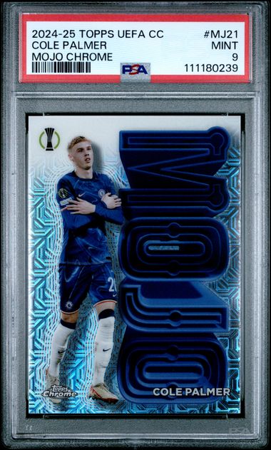 2024-25 Topps UEFA Club Competitions Mojo Chrome #MJ21 Cole Palmer PSA 9