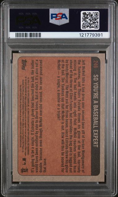 2021 Topps Heritage In Action #246 Shohei Ohtani PSA 9