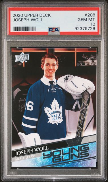 2020-21 Upper Deck #208 Joseph Woll PSA 10 (Rookie)