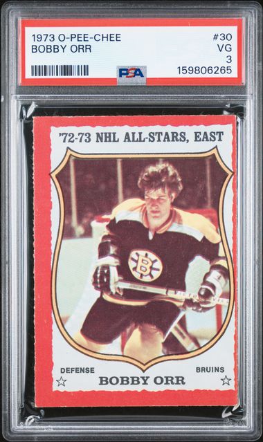 1973-74 O-Pee-Chee #30 Bobby Orr PSA 3