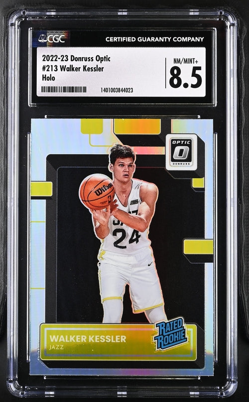 2022-23 Donruss Optic Holo #213 Walker Kessler CGC 8.5 (Rookie)