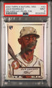2022 Topps X Naturel 1952 Encased A/C Pearl Foil #A3 Julio Rodriguez #21/52 PSA 9 (Rookie)