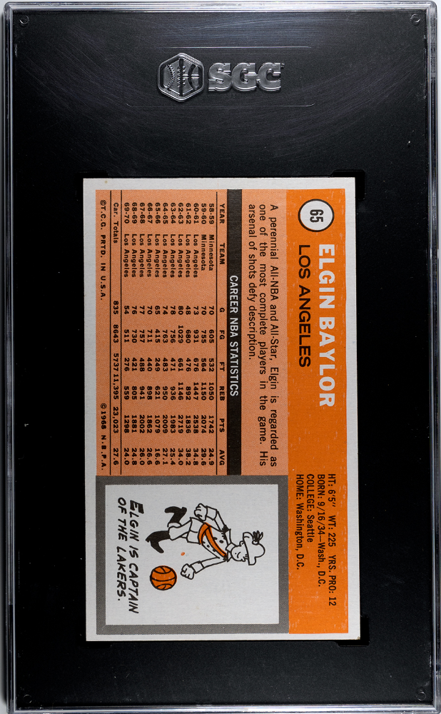 1970-71 Topps #65 Elgin Baylor SGC 7 | Eastridge Sports Cards