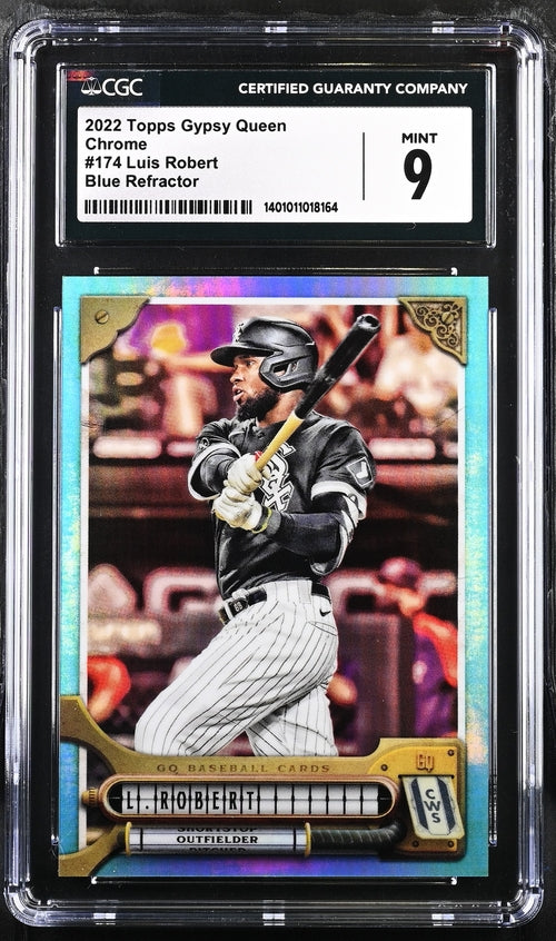 2022 Topps Gypsy Queen Chrome Blue Refractor #174 Luis Robert #89/99 CGC 9