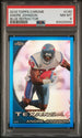 2010 Topps Chrome Blue Refractor #C40 Andre Johnson #089/199 PSA 8