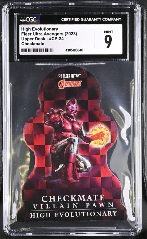 2023 Fleer Ultra Avengers Checkmate #CP-24 High Evolutionary CGC 9
