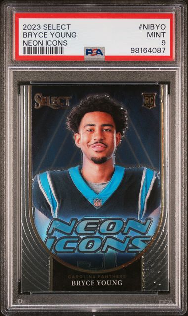 2023 Panini Select Neon Icons #NIBYO Bryce Young PSA 9 (Rookie)
