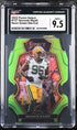 2022 Panini Select Neon Green Die-Cut #137 Devonye Wyatt #001/299 CGC 9.5 (Rookie)