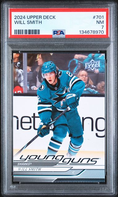 2024-25 Upper Deck #701 Will Smith PSA 7 (Rookie)