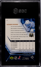 2005-06 UD Rookie Class #2 Alexander Ovechkin SGC 9 (Rookie)