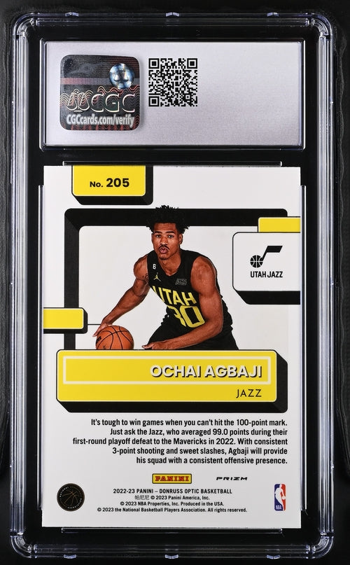 2019-20 Panini Hoops Premium Stock Silver #213 Luguentz Dort CGC 9.5 (Rookie)