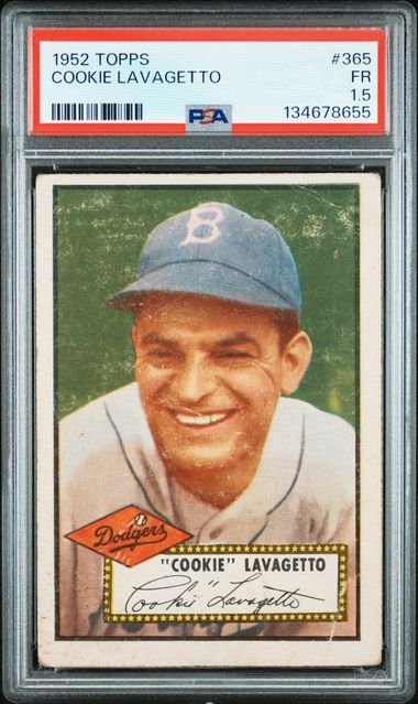 1952 Topps #365 Cookie Lavagetto PSA 1.5