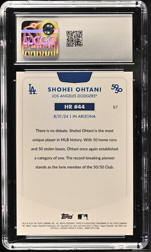 2024 Topps 50/50 #87 Shohei Ohtani CGC 10