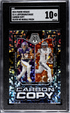 2024 Panini Mosaic Carbon Copy Silver No Huddle Prizm #CC-5 Justin Jefferson/Ja'Marr Chase SGC 10