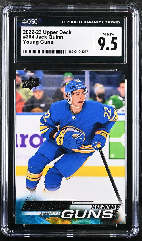 2022-23 Upper Deck #204 Jack Quinn CGC 9.5 (Rookie)