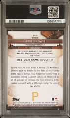 2023 Bowman's Best Top Prospects Refractor #TP22 Paul Skenes PSA 9 | Eastridge Sports Cards