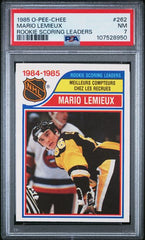 1985-86 O-Pee-Chee #262 Mario Lemieux PSA 7 | Eastridge Sports Cards