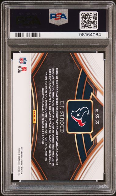 2023 Panini Select Snapshots #SSCS CJ Stroud PSA 10 (Rookie)