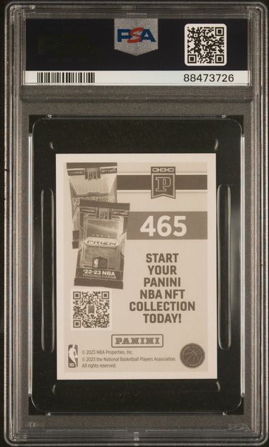 2023-24 Panini Stickers Foil #465 Victor Wembanyama PSA 9 (Rookie) | Eastridge Sports Cards