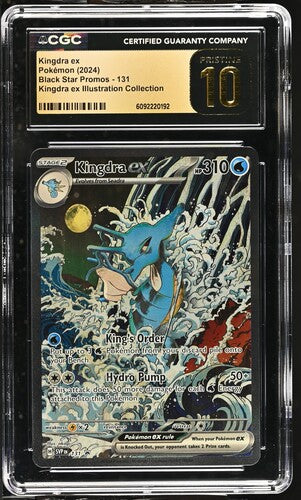 2024 Pokemon Kingdra ex Illustration Collection Promo #131 Kingdra ex CGC 10 (Pristine)