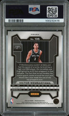 2023-24 Panini Prizm Silver Prizm #136 Victor Wembanyama PSA 9 (Rookie) | Eastridge Sports Cards