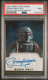 2001 Topps Star Wars Evolution Autographs Jeremy Bulloch PSA 9