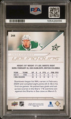 2024-25 Upper Deck #244 Logan Stankoven PSA 9 (Rookie) | Eastridge Sports Cards