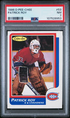 1986-87 O-Pee-Chee #53 Patrick Roy PSA 7 (Rookie) | Eastridge Sports Cards