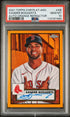 2021 Topps Chrome Platinum Anniversary Auto Orange Refractor #XB Xander Bogaerts #02/25 PSA 10
