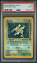 1999 Pokemon Jungle Unlimited #10 Scyther- Holo PSA 4